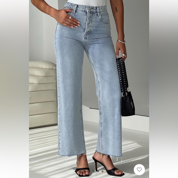 Princess Polly Fawcett Jeans Light Wash Denim - Picture 4 of 6